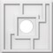 Ekena Millwork Knox Architectural Grade PVC Contemporary Ceiling Medallion, 12"OD x 3"ID x 4"C x 1"P CMP12KX-03000 - alternate 1
